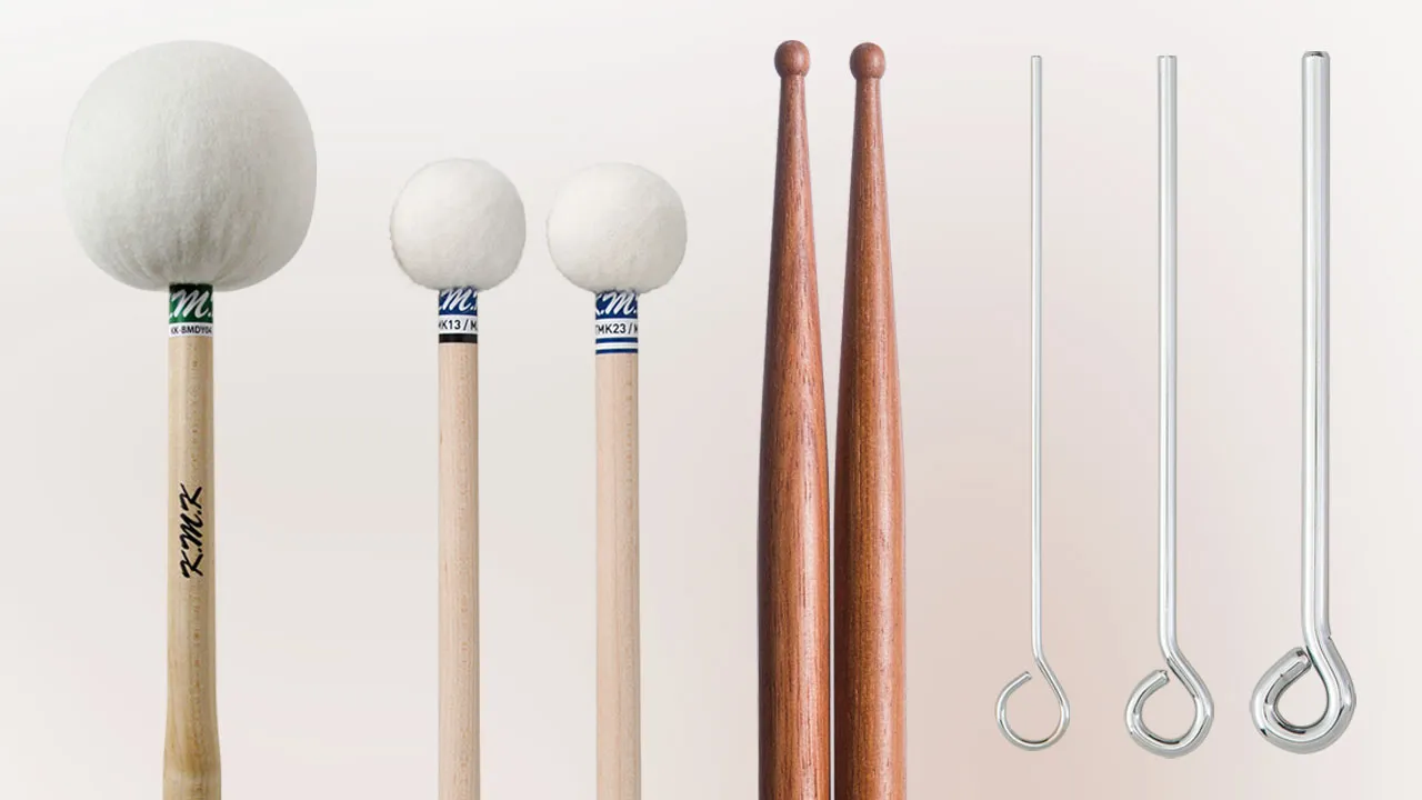 バスドラム マレット 打楽器用　KMK KMK コンサートバスドラムマレット KK-BMDY03