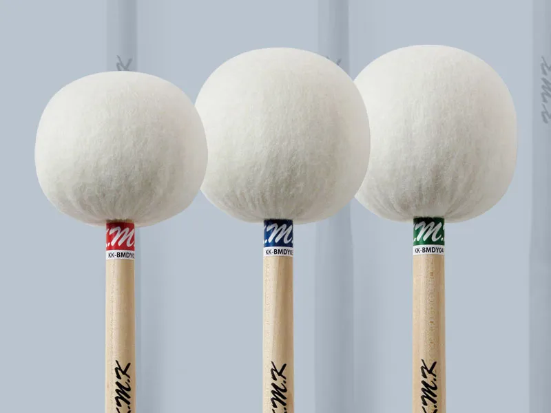 バスドラム マレット 打楽器用　KMK KMK コンサートバスドラムマレット KK-BMDY03